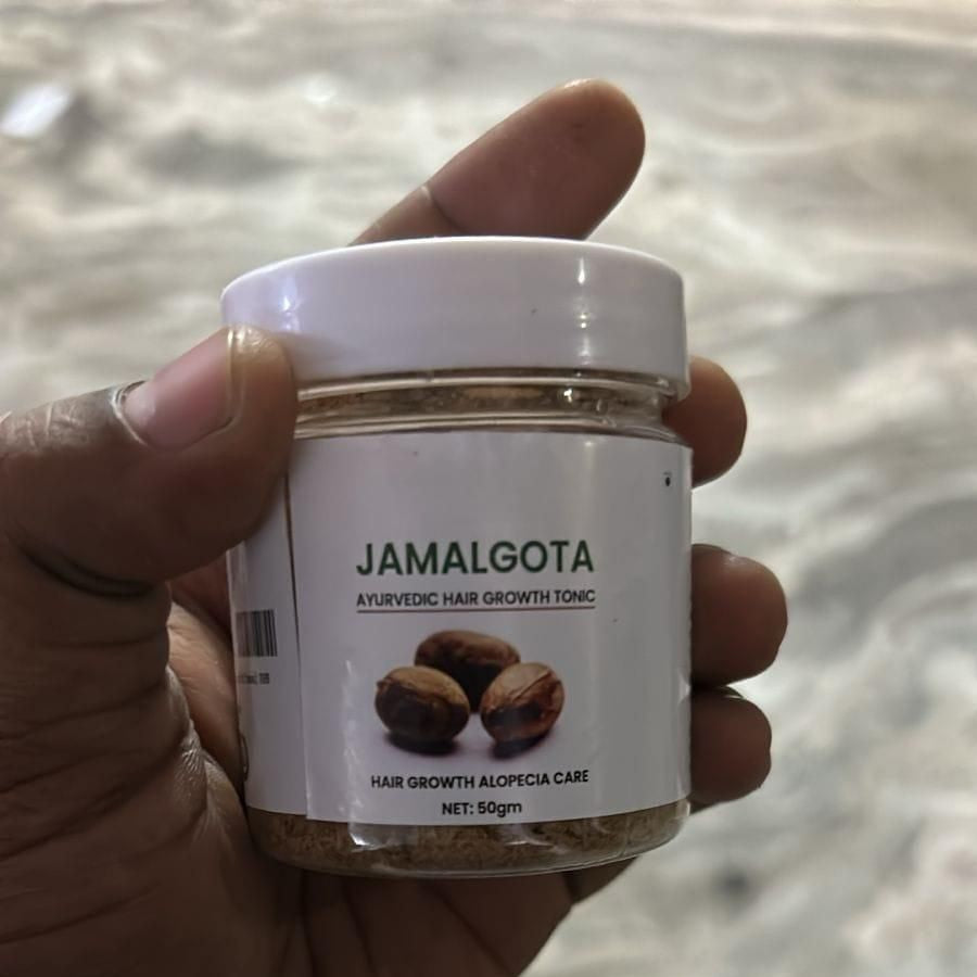 Jamalgota Ayurvedic Hair Growth Powder 100gm Each Pack of 2