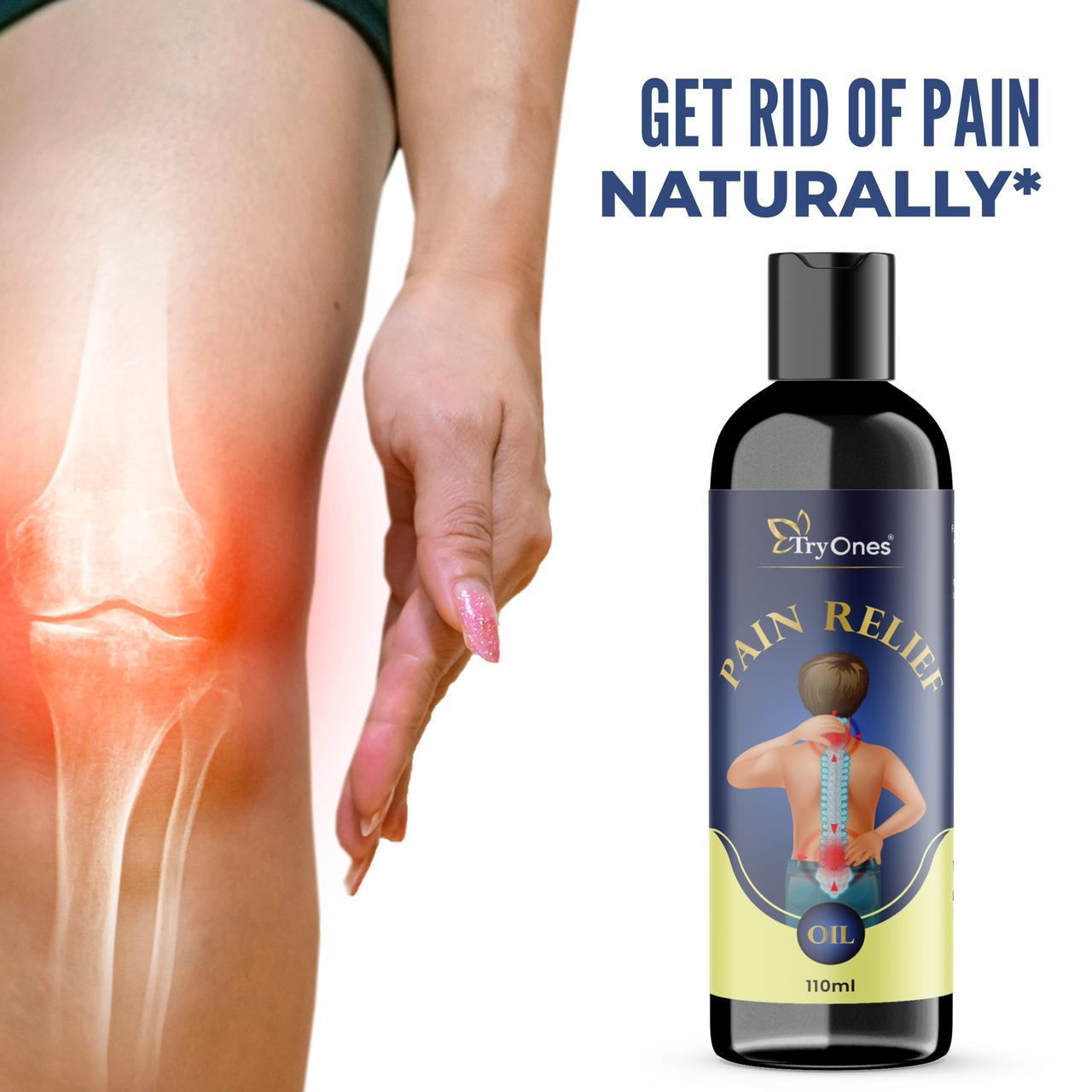 TryOnes Pain Relief 110ml, 100% Natural