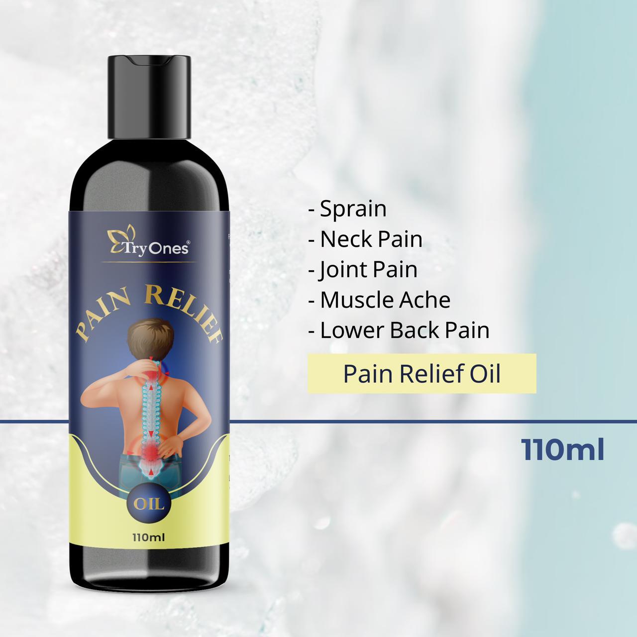 TryOnes Pain Relief 110ml, 100% Natural