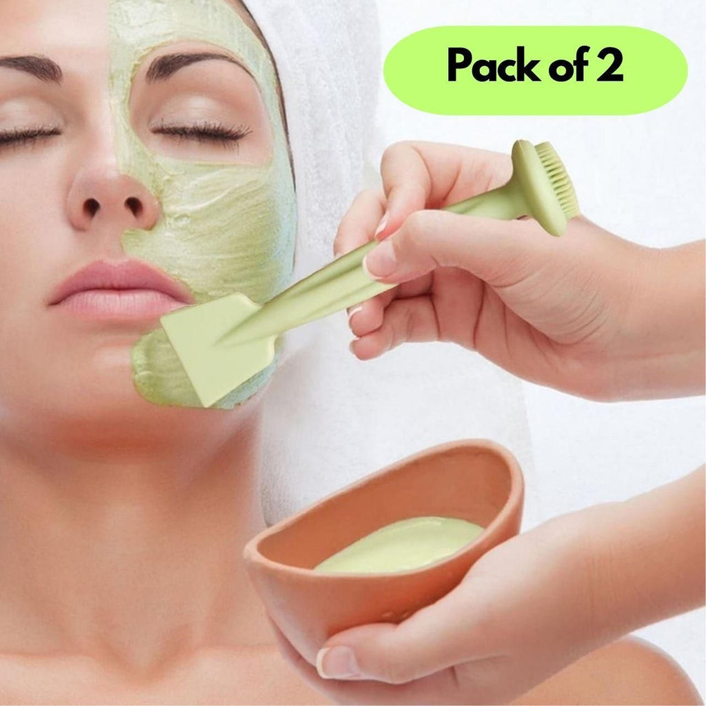 Double Headed Face Cleansing Brush Pack of 2