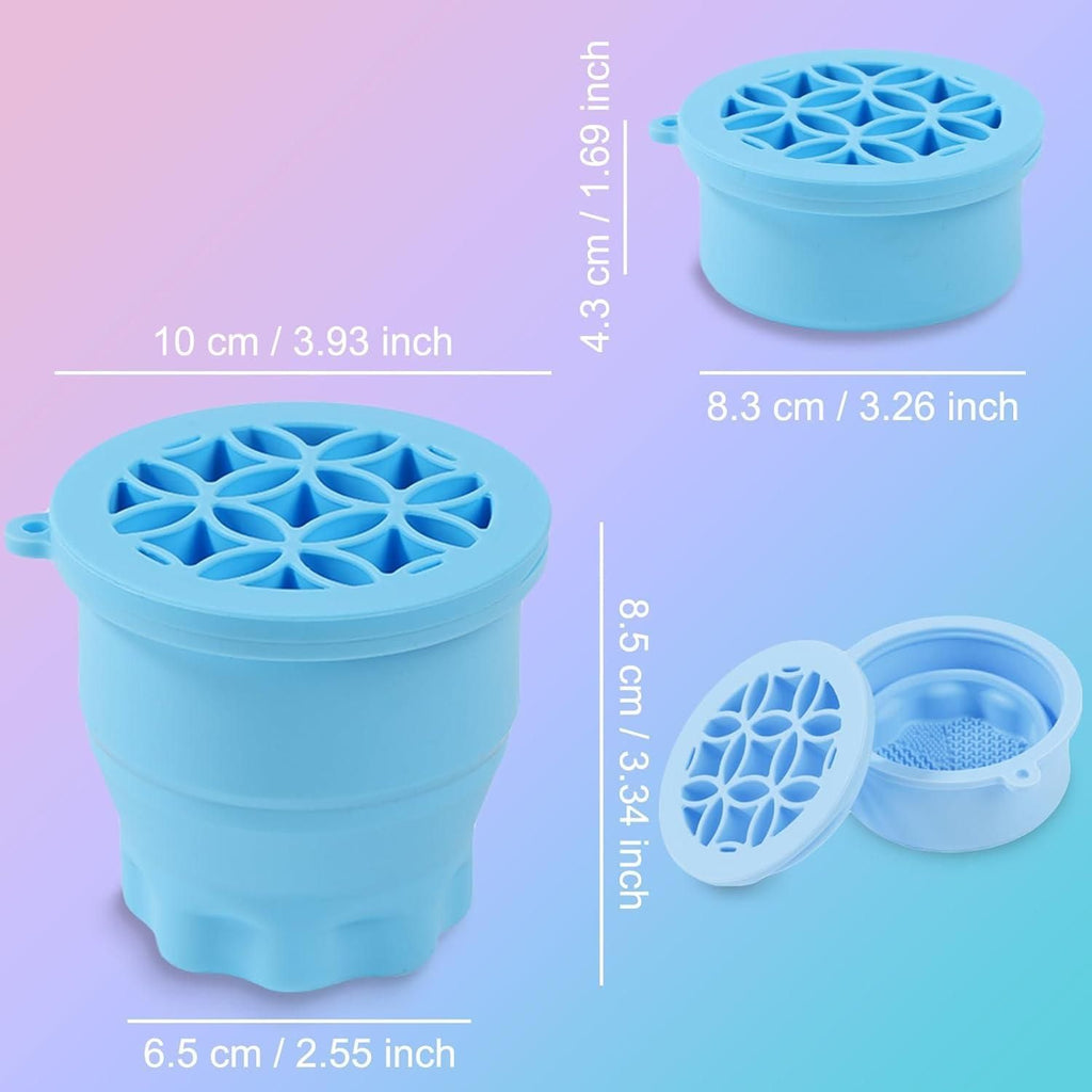 Silicon Makeup Brushes Cleaning Cup